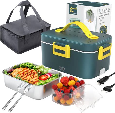 electric heating lunch box portable|best 12v heated lunch box.